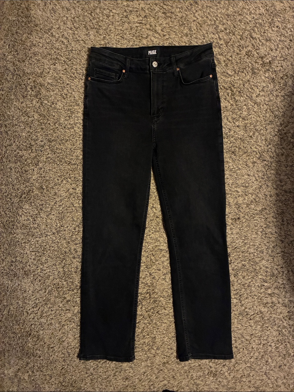 Paige Cindy high rise straight ankle jeans -size 28